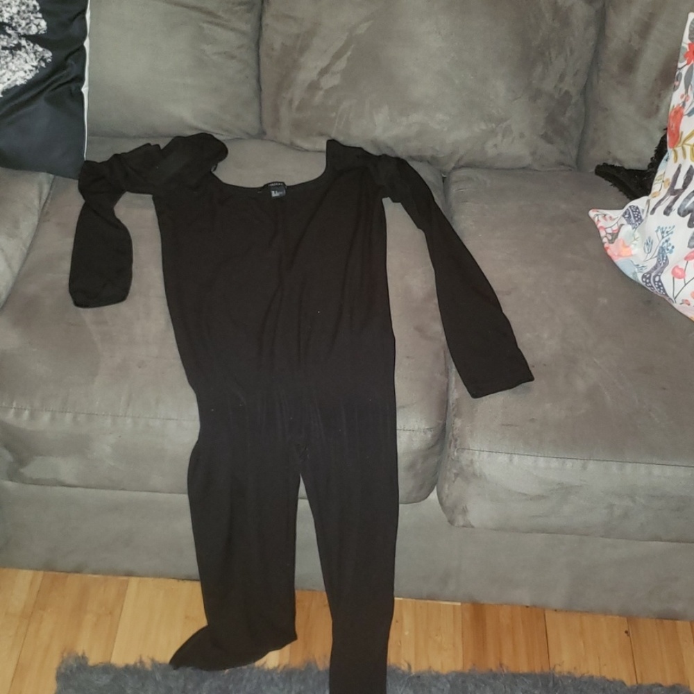 Polyspandex one piece jumpsuit